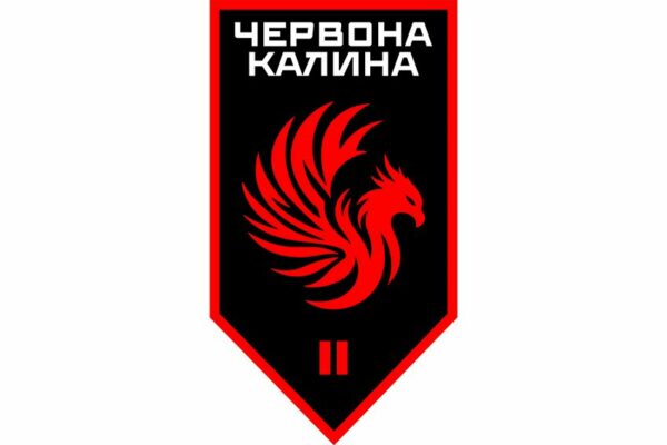 Флаг вертикальный 2-й батальон оперативного назначения «Феникс» 14-й БрОН «Красная Калина» 1 КНГУ 2