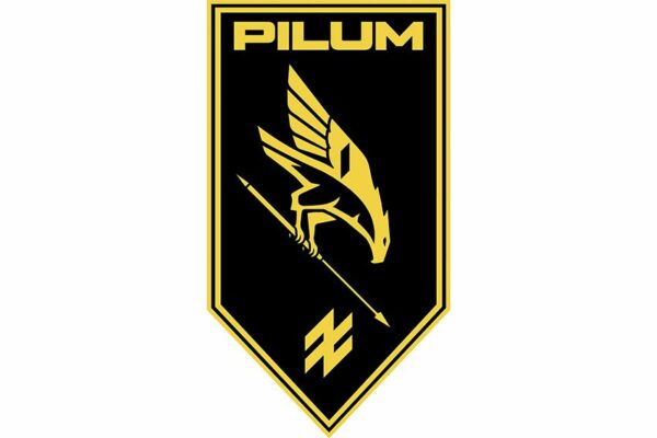 Прапор вертикальний 41-й полк безпілотних систем «Pilum» 1-го корпусу НГУ «Азов» 2
