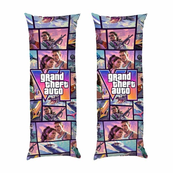 Дакімакура подушка для обіймів «ГТА VI. Вайс Сіті. Grand Theft Auto VI. Vice City»