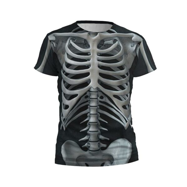 Футболка чоловіча спортивна з принтом «Рентген скелет. Xray Skeleton»