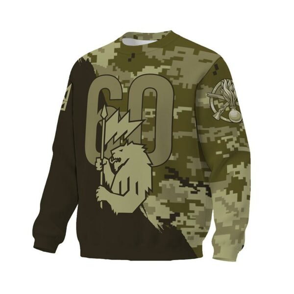 Світшот унісекс з принтом «60-та окрема механізована бригада. Камуфляж. Camouflage»