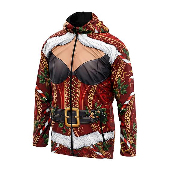 Вітровка класична «Новорічний корсет Санти. Christmas Santa Corset»