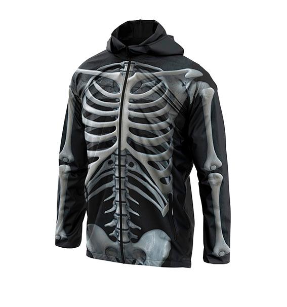 Вітровка класична «Рентген скелет. Xray Skeleton»