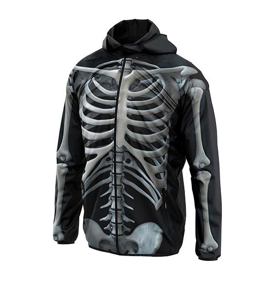 Вітровка спортивна «Рентген скелет. Xray Skeleton»