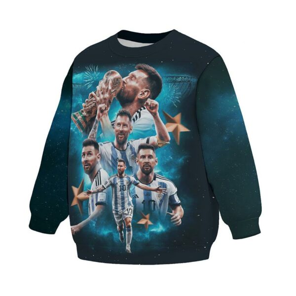 Світшот дитячий з принтом «Мессі. Шлях до слави. Messi. Road to Glory»