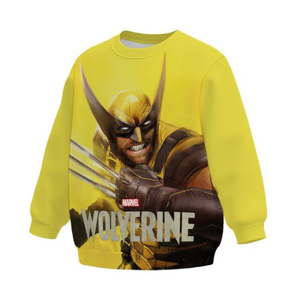 Світшот дитячий з принтом «Росомаха. Яскравий Удар. Wolverine. Bright Strike»